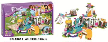 Конструктор Френдс «Летний Бассейн Хартлейк» 593 детали , арт. 10611