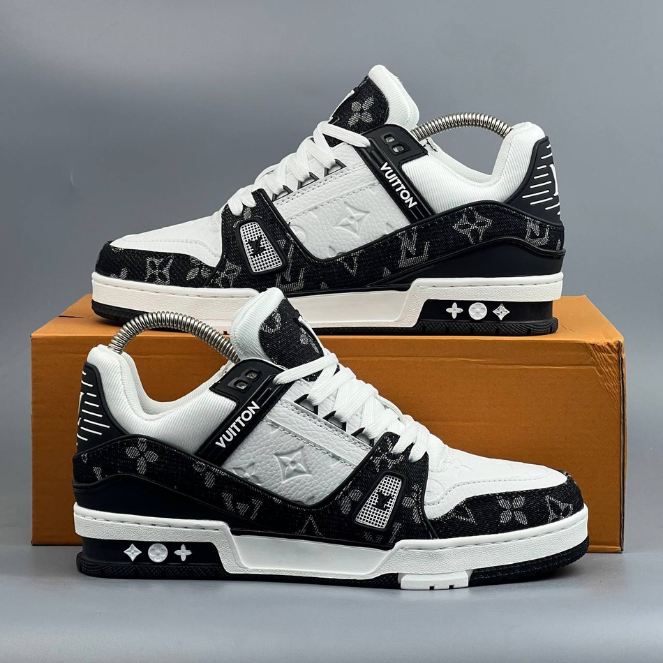 Кроссовки Louis Vuitton #527 (черн.-бел.)