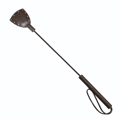 Коричневый стек Готика с петлёй и клёпками - 67 см. (Цвет: коричневый)