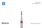 Бор алмазный красный Frank Dental типа FG - D.806.010.F.FG