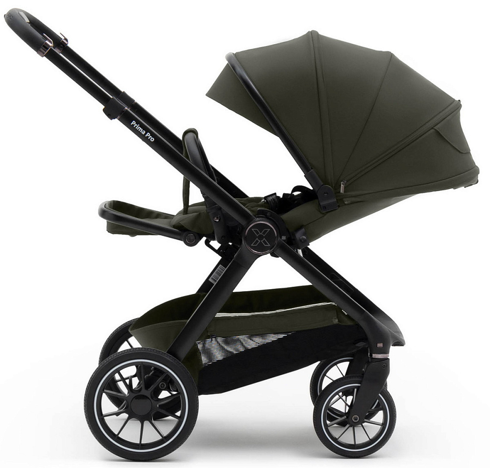 Коляска Agex Prima Pro 3 в 1 с автокреслом i-Safe S Black APF664 Green (Зеленый)