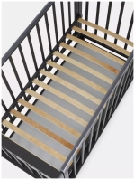 Кровать детская 120*60 RANT "BERGEN" (арт.770) универ маят/ящ Moon Grey