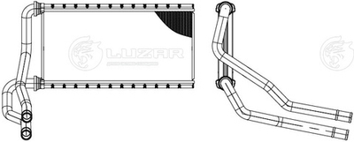 LRh 1941 -  Радиатор отопителя для Toyota Camry (18-)/RAV4 (18-)