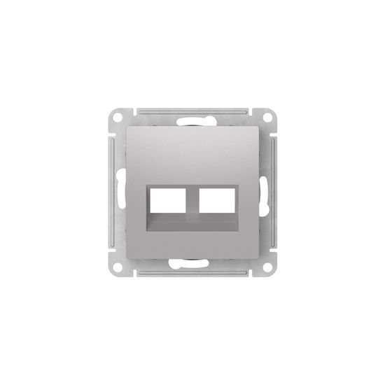 Накладка двойная AtlasDesign для информационных функций типа Keystone алюм. SE ATN000390