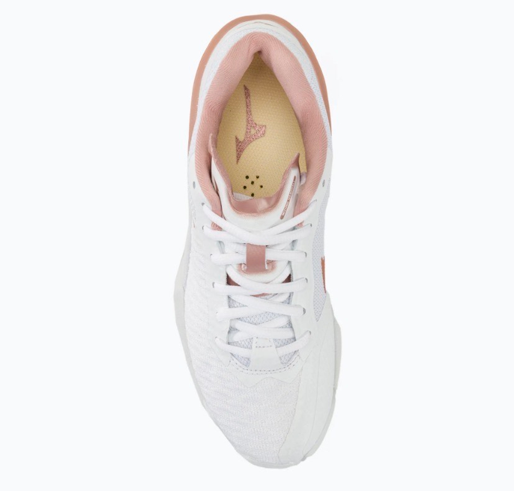 MIZUNO, WAVE STEALTH NEO, HANDBALL, White / Rose / Snow White, WOMEN, US 10 /EUR 41 /UK 7,5 /СМ 26,5