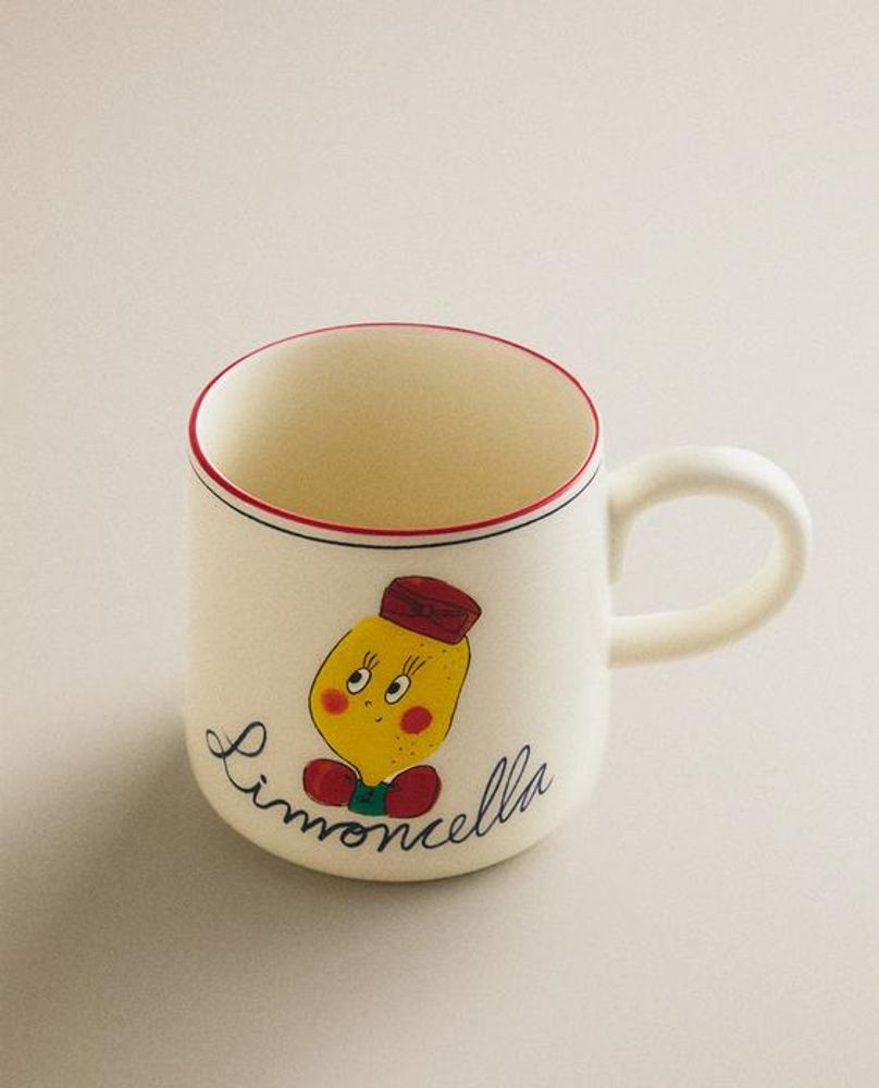 ZARA HOME X THE ANIMALS OBSERVATORY ДЕТСКАЯ ЧАШКА ИЗ ФАРФОРА , РАЗНОЦВЕТНЫЙ