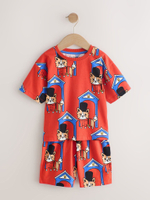 Пижама для мальчика Next AJ4-852, 3 шт., Синий, Бежевый, Красный