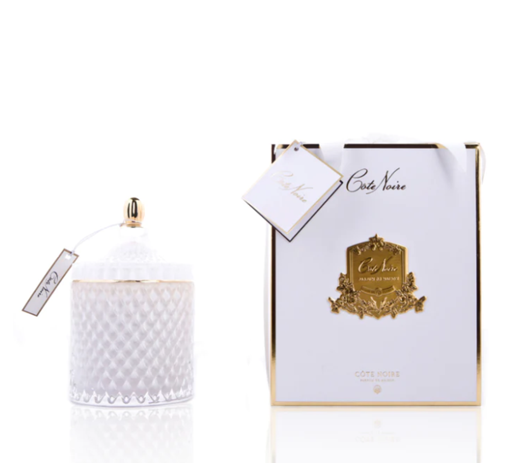 Свеча ароматическая Cote Noire Art Deco Grand White & Gold