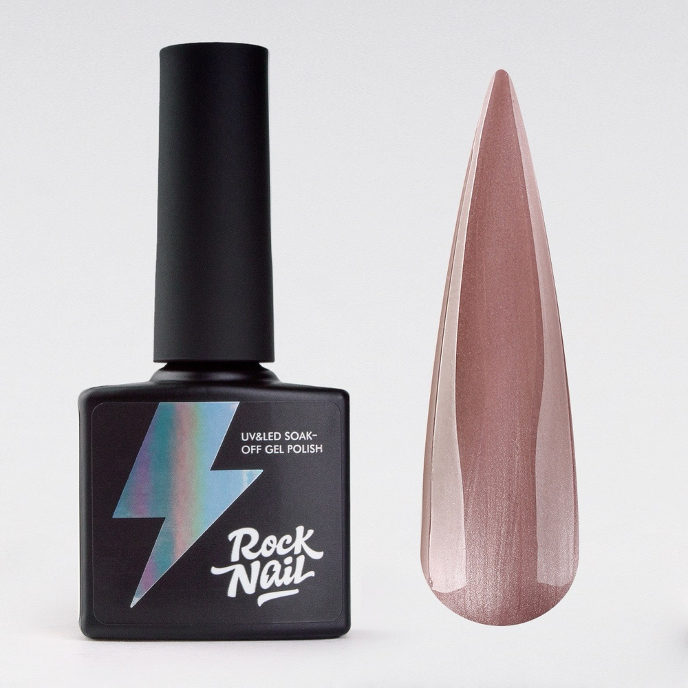 Гель-лак RockNail Bad Kitty Silk 504 Catastrophe, 10 мл.
