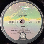 Nazareth ‎– 'Snaz 2LP (Скандинавия 1981г.) Т