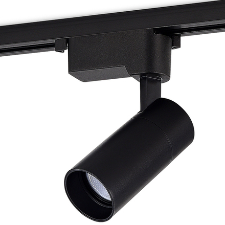 Donel, св-к трековый, 10Вт, D55хH120мм, 800Лм, 36°, 3000К, IP20, Ra>80, черный, блок питания в компл