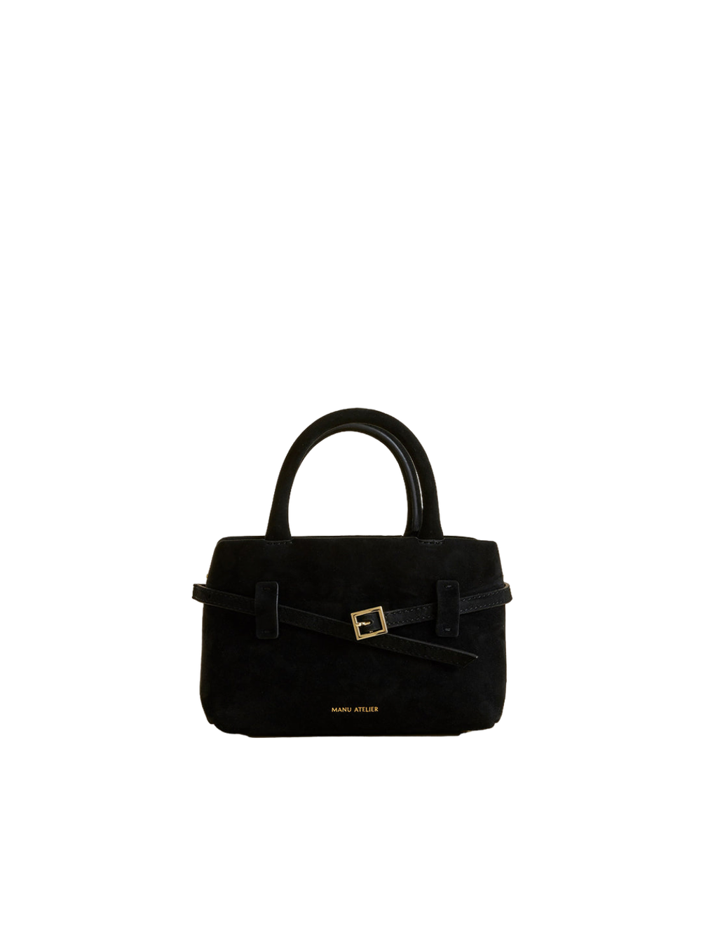 Сумка Manu Atelier Le Cambon 20 Black Suede