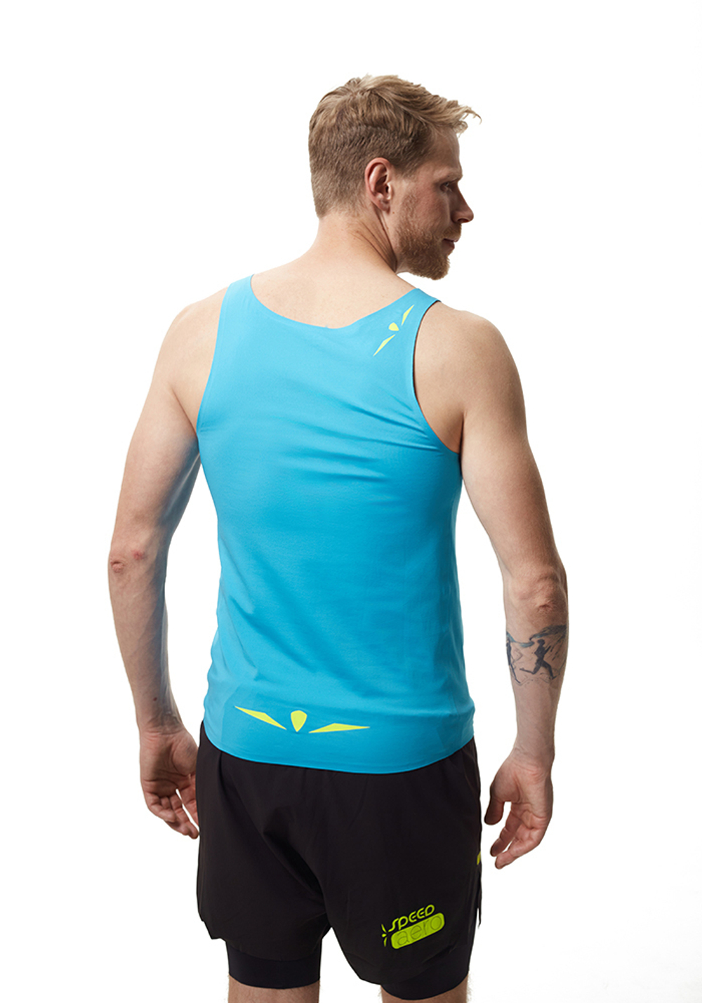 МАЙКА МУЖСКАЯ TOP TANK | SKYBLUE YELLOW