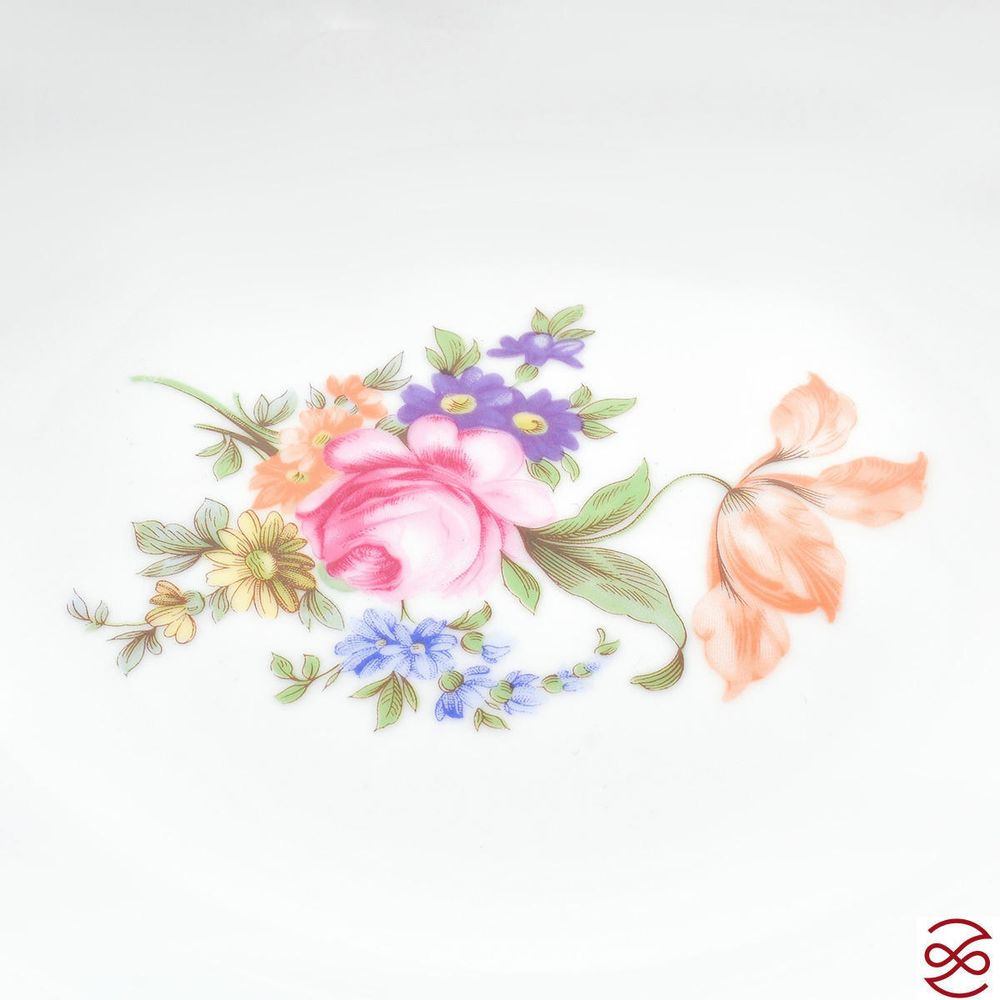 Салатник 23 см Repast Мейсенский букет