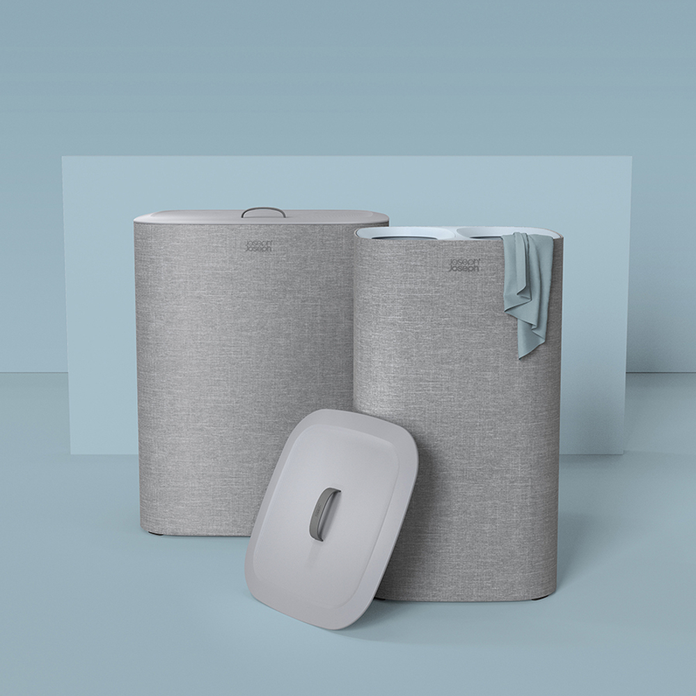 Корзина для белья tota™, 60 л, серая