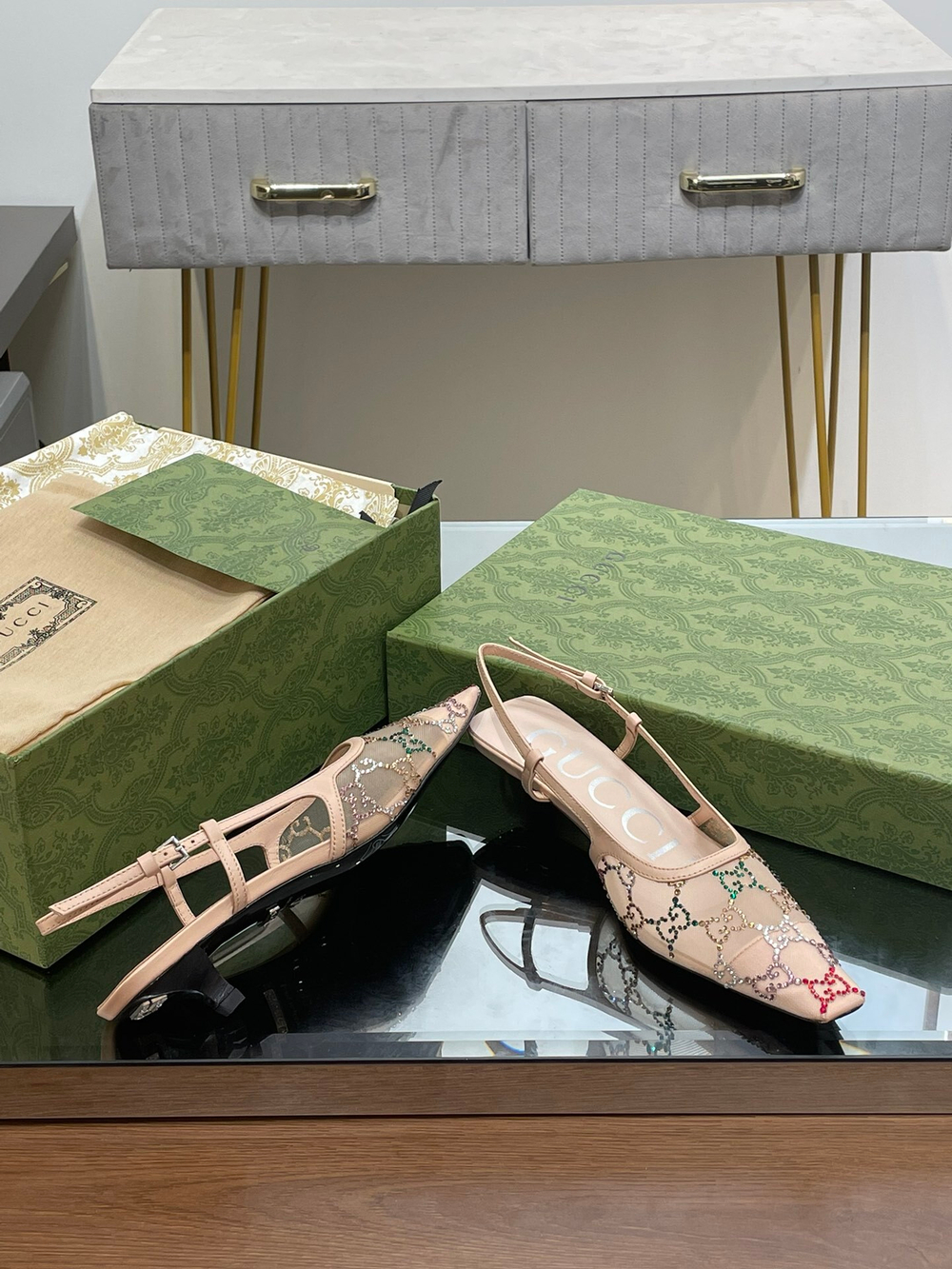 Gucci GG Slingback Pump 3.5 cm