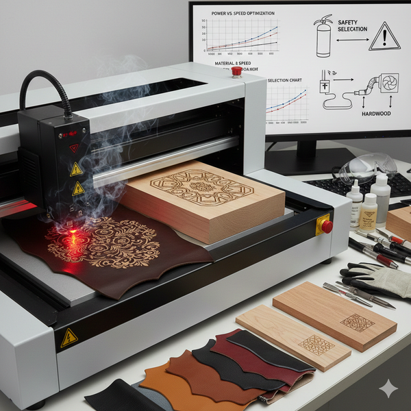 Гравировка на коже и дереве с помощью CO2 лазера: техники и советы