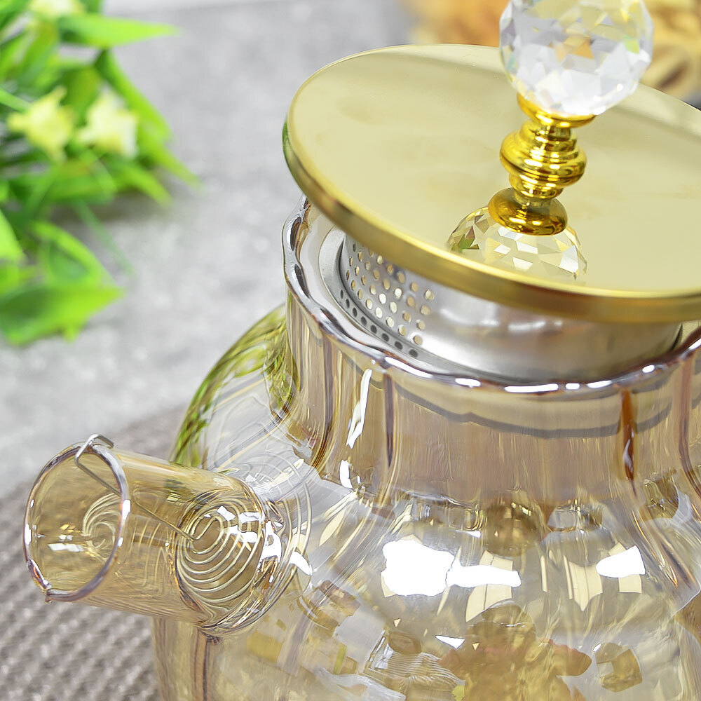 Чайник заварочный 1л стеклянный, 7522