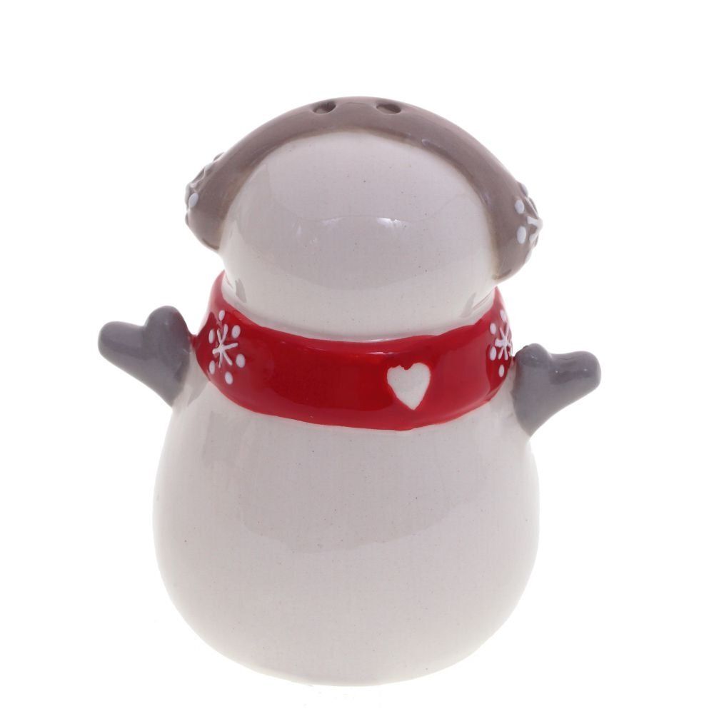 GAEM Набор: солонка и перечница "Снеговик меломан", L6,5 W5 H7,5 см