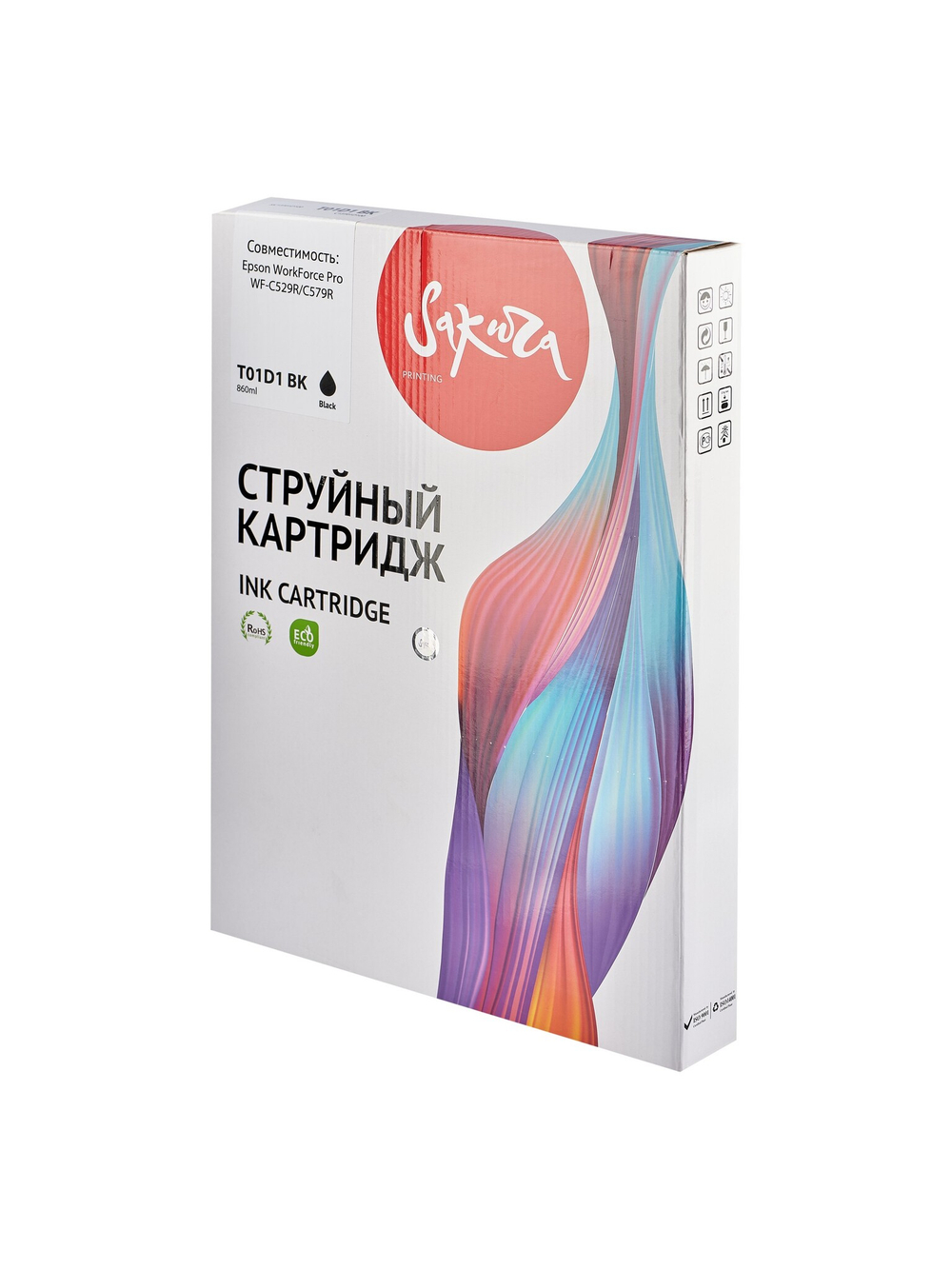 Контейнер с чернилами Sakura C13T01D100 (T01D1 BK)