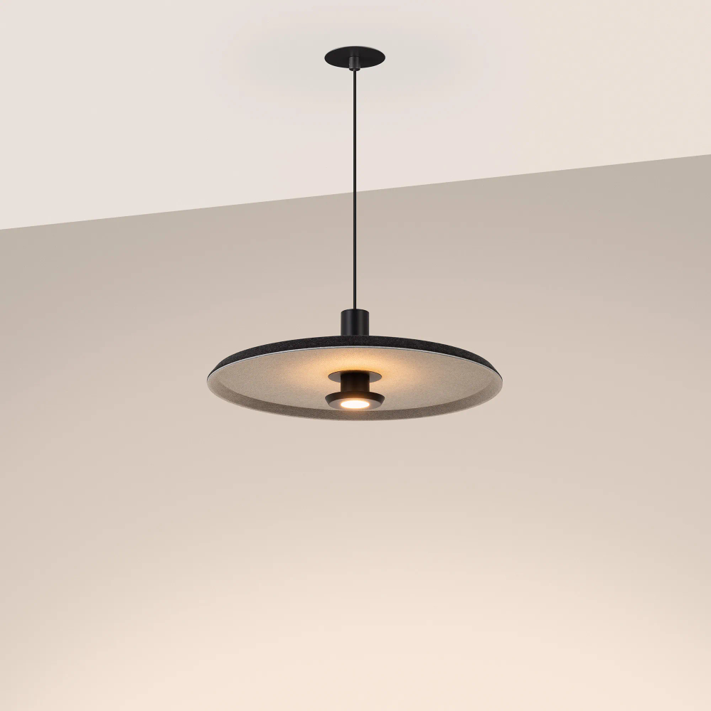 Светильник SP-KOTARO-R450-12W Warm3000 (BK-GR, 36 deg, 230V, TRIAC) (Arlight, IP20 Фетр, 3 года) 057224