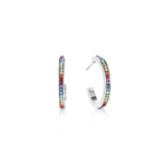 Серьги Coeur de Lion Multicolour Silver 0139/21-1517 цвет мультиколор, серебряный