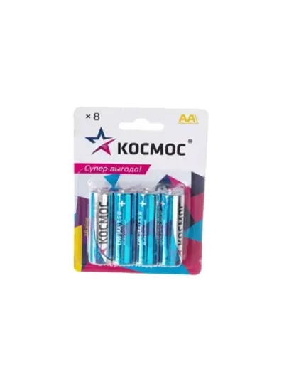Батарейки пальчиковые АА набор 8 шт KOCLR6BL8 Космос