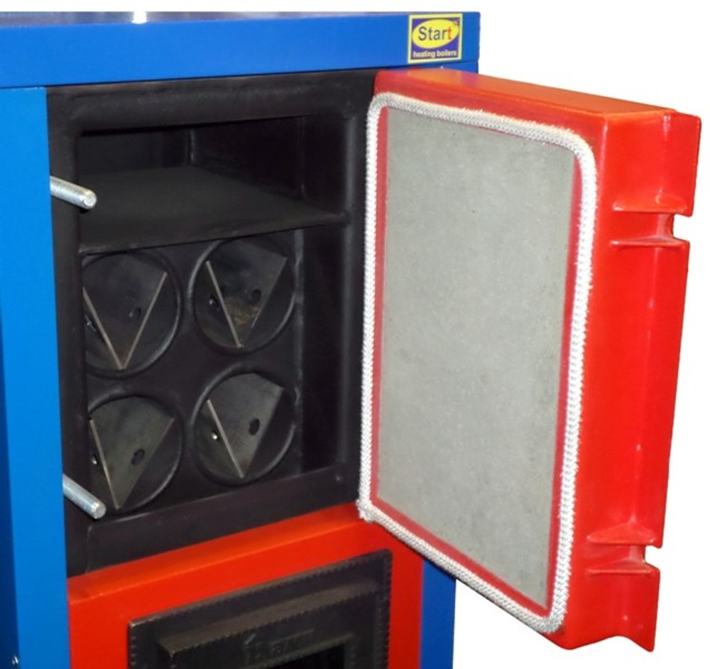 Твердотопливный котел "СТАРТ-30-v4" (правый)+регулятор