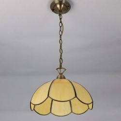 Citilux Познань CL443111 Подвесной светильник витражный Бронза