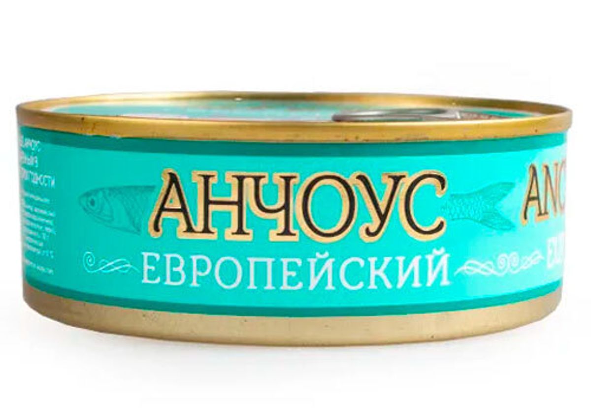 Анчоус обжаренный в томатном соусе, 240г