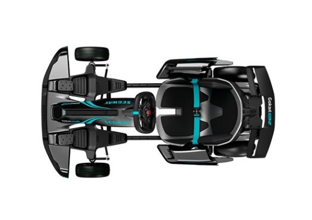 Segway GoKart Pro 2 (новый с дисплеем в руле, черно бирюзовый)