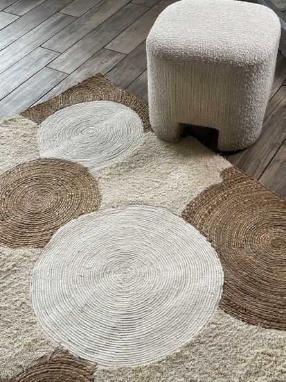 Ковер из джута, шерсти из хлопка agra из коллекции ethnic, 160х230см