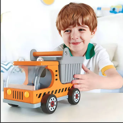 Деревянная игрушка машинка-грузовик "Самосвал"