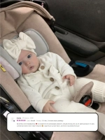 Чалма осенняя детская с бантиком