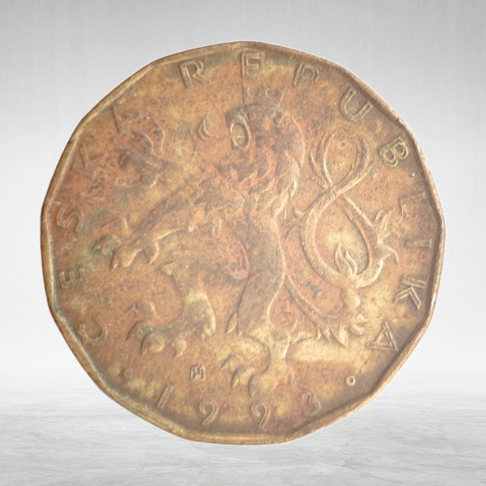 Czech Republic, 20 Korun, 1993, F