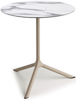 Стол ламинированный обеденный складной Scab Design Tripe Maxi Folding, тортора, белый мрамор Каррара