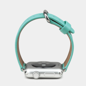 Ремешок для Apple Watch 44/45/46 mm из кожи теленка, цвета тиффани