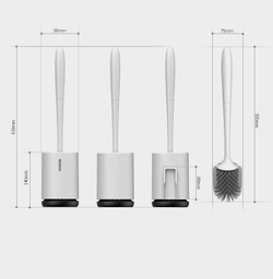 Ершик силиконовый для унитаза и туалета щетка ерш, напольный