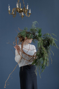 Венок Green wooden