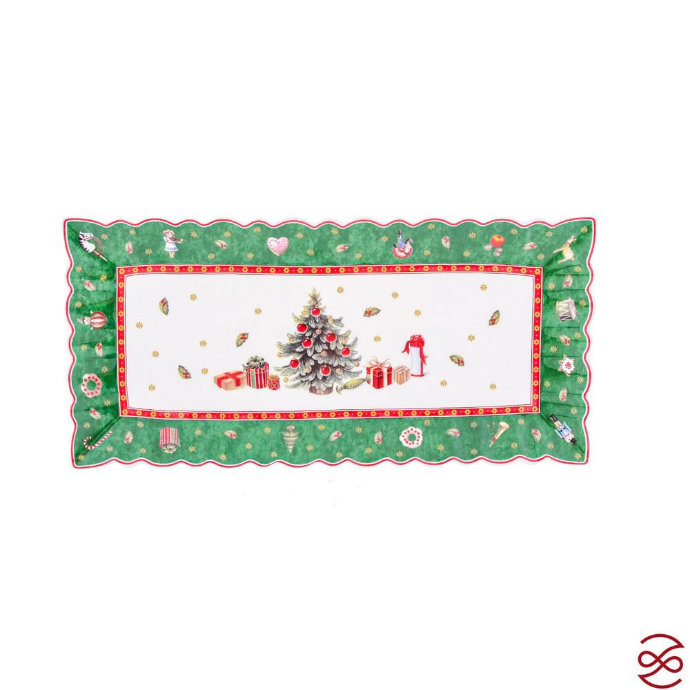 Блюдо прямоугольное Repast Green 29*14*1.7 см