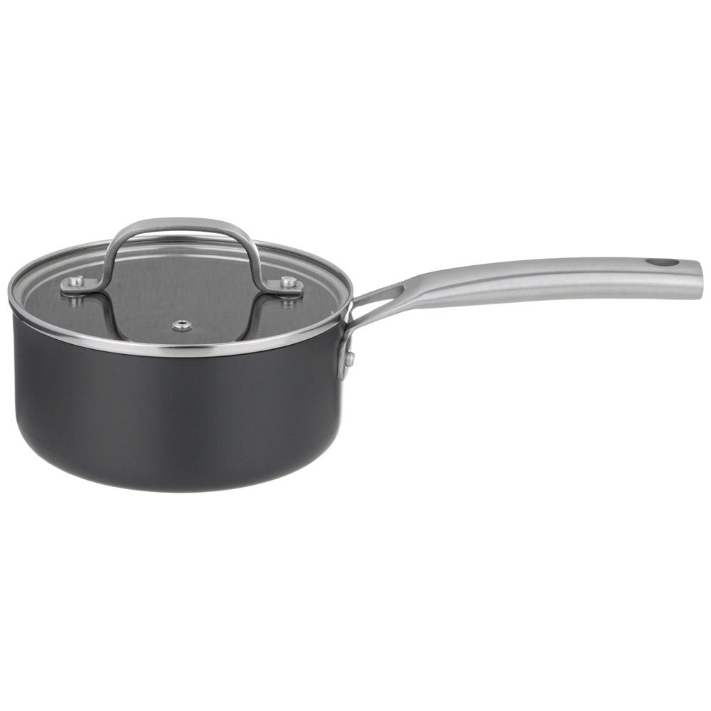 КОВШ С КРЫШКОЙ 1,4Л "CHEF"AGNESS 16*7,5СМ, АНОДИРОВАННЫЙ АЛЮМИНИЙ,3Х СЛОЙНОЕ ПОКРЫТИЕ DAIKIN