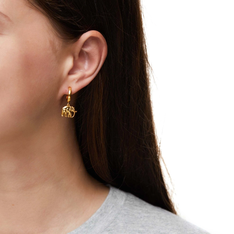 Серьги Мини Слон