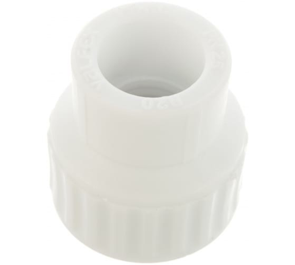 Муфта комбинированная ППР 20 х 1/2" ВР VALFEX PP-R белая полипропиленовая соединительная