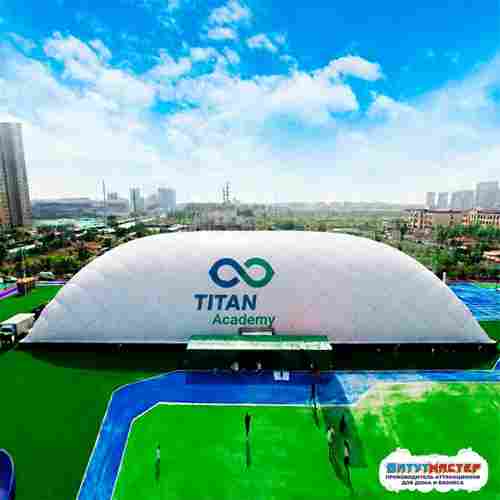 Крытое футбольное поле в надувном куполе «Город футбола», 60×40×14 м