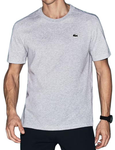 Футболка мужская теннисная Lacoste Men’s SPORT Regular Fit Ultra Dry Performance T-Shirt - grey melange