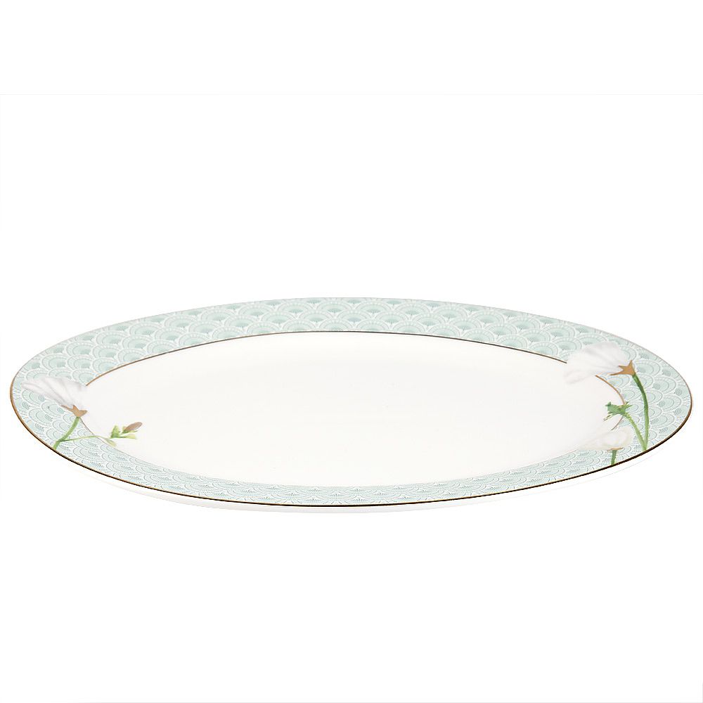 Блюдо "Sensuelle" 29,5х21х2,5см (фарфор) (min2) (транспортная упаковка)