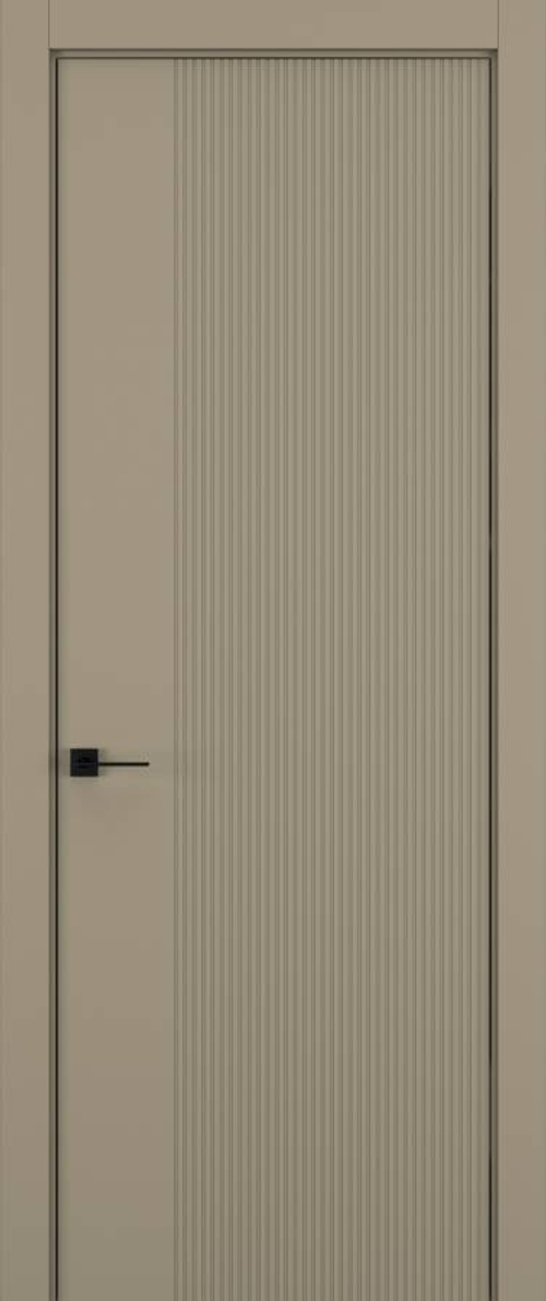 Дверь 4 VERTICAL Матовый Серо-бежевый