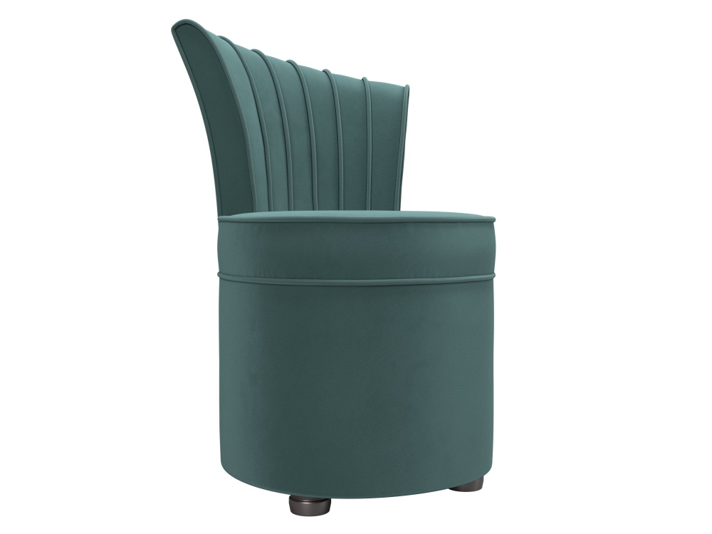 Пуф Ирис, Бирюзовый, Велюр, 109401