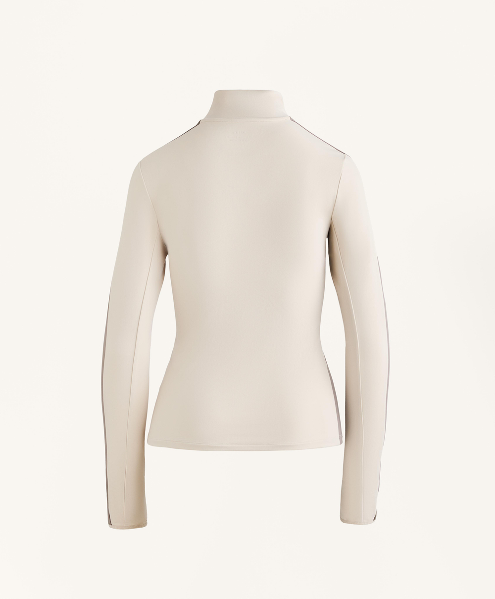 Oysho Термофутболка с застежкой-молнией, норка