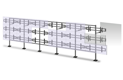 Модуль для видеостены настенный Wize MVW55G3